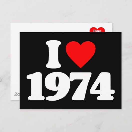 IK HOOR VAN 1974 BRIEFKAART (Voorkant / Achterkant)