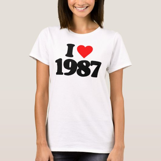 IK HOOR VAN 1987 T-SHIRT (Voorkant)
