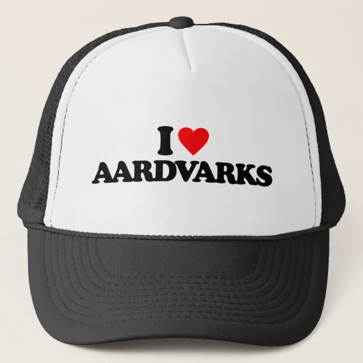 IK HOOR VAN AARDVARKS TRUCKER PET (Voorkant)