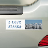 IK HOOR VAN ALASKA Bumpersticker (Op auto)