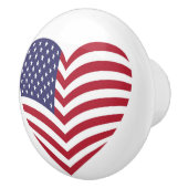 IK HOOR VAN AMERIKA KERAMISCHE KNOP (Rechts)