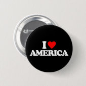 IK HOOR VAN AMERIKA RONDE BUTTON 5,7 CM (Voorkant /achterkant)