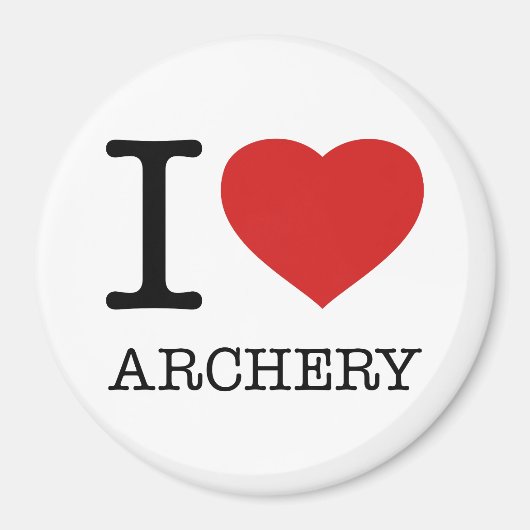 IK HOOR VAN ARCHERY MAGNEET (Voorkant)