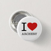 IK HOOR VAN ARCHERY RONDE BUTTON 3,2 CM (Voorkant /achterkant)