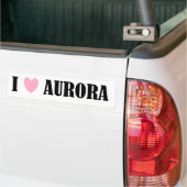 IK HOOR VAN AURORA BUMPERSTICKER (Op Truck)