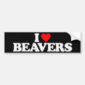 IK HOOR VAN BEAVERS BUMPERSTICKER (Voorkant)