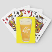 IK HOOR VAN BEER geïllustreerd Pokerkaarten (Achterkant)