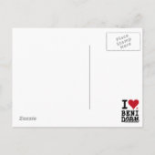 IK HOOR VAN BENIDORM Custom Postal Briefkaart (Achterkant)