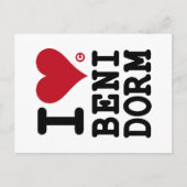 IK HOOR VAN BENIDORM Custom Postal Briefkaart (Voorkant)