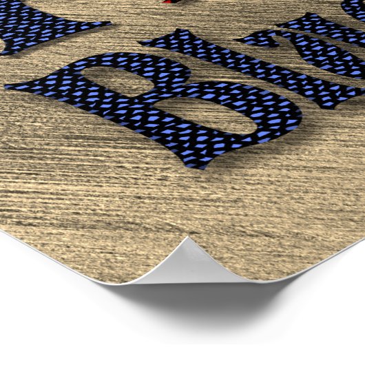 IK HOOR VAN BLUEGRAS* POSTER (Hoek)