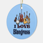 IK HOOR VAN BLUEGRASS KERAMISCH ORNAMENT (Links)