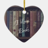 IK HOOR VAN BOOKS HEART ORNAMENT (Voorkant)