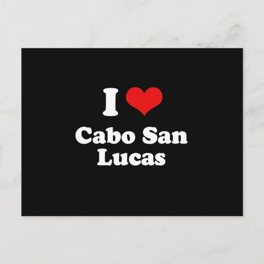 IK HOOR VAN CABO SAN LUCAS BRIEFKAART (Voorkant)