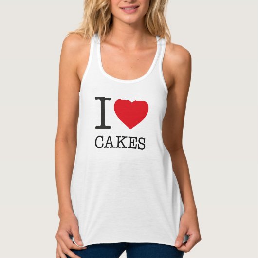 IK HOOR VAN CAKES TANKTOP (Voorkant)