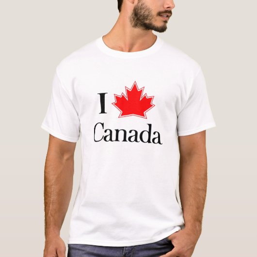 IK HOOR VAN CANADA T-SHIRS T-SHIRT (Voorkant)