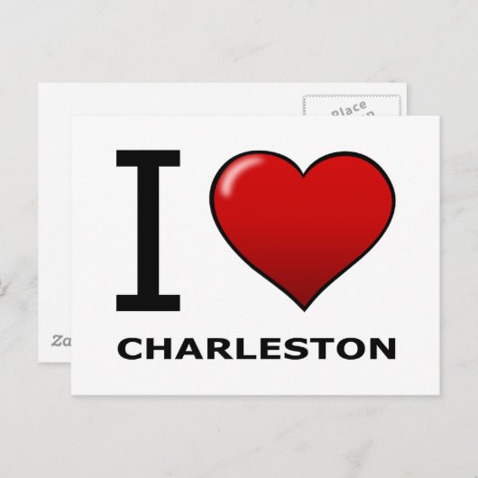 IK HOOR VAN CHARLESTON, SC - ZUID CAROLINA BRIEFKAART (Voorkant / Achterkant)