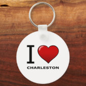 IK HOOR VAN CHARLESTON, SC - ZUID CAROLINA SLEUTELHANGER (Voorkant)