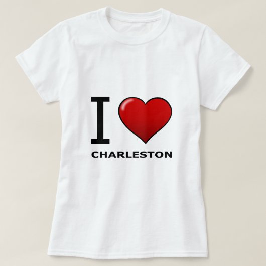IK HOOR VAN CHARLESTON, SC - ZUID CAROLINA T-SHIRT (Design voorkant)