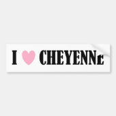 IK HOOR VAN CHEYENNE BUMPERSTICKER (Voorkant)