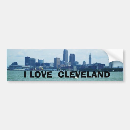 IK HOOR VAN CLEVELAND-bumpersticker Bumpersticker (Voorkant)