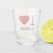 IK HOOR VAN CLIMBING SHOT GLAS (Achterkant)