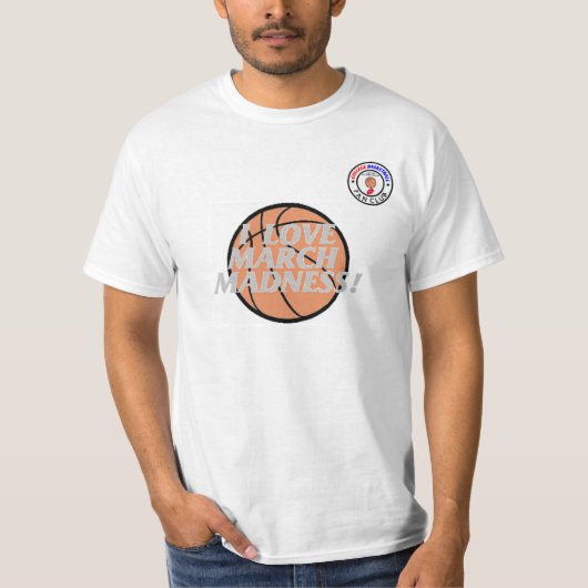 IK HOOR VAN COLLEGE BASKETBALL T-SHIRT 118 (Voorkant)