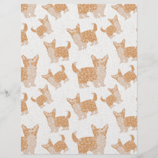 IK HOOR VAN CORGIS Scrapbook Paper