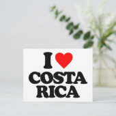 IK HOOR VAN COSTA RICA BRIEFKAART (Staand voorkant)