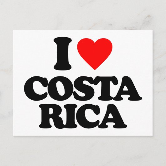 IK HOOR VAN COSTA RICA BRIEFKAART (Voorkant)
