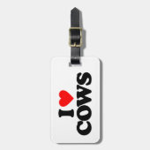 IK HOOR VAN COWS BAGAGELABEL (Voorkant verticaal)