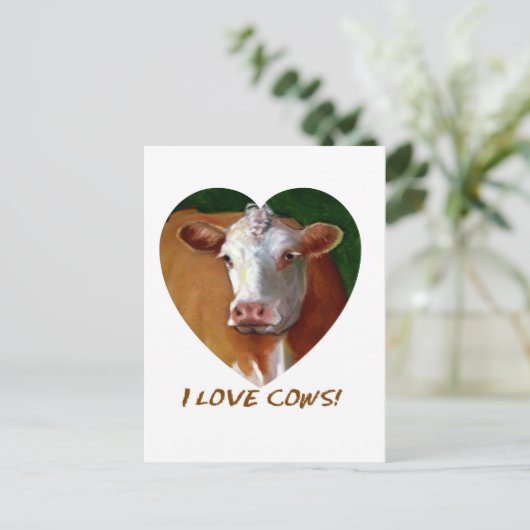 IK HOOR VAN COWS BRIEFKAART (Staand voorkant)