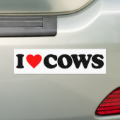 IK HOOR VAN COWS BUMPERSTICKER (Op auto)