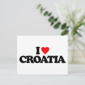 IK HOOR VAN CROATIË BRIEFKAART (Staand voorkant)