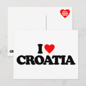 IK HOOR VAN CROATIË BRIEFKAART (Voorkant / Achterkant)