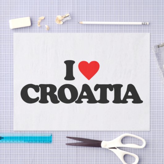 IK HOOR VAN CROATIË TISSUEPAPIER (Craft)