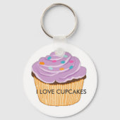IK HOOR VAN CUPCAKES SLEUTELHANGER (Voorkant)