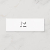 IK HOOR VAN DANCING MINI VISITEKAARTJE (Voorkant)