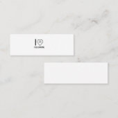 IK HOOR VAN DANCING MINI VISITEKAARTJE (Voorkant / Achterkant)