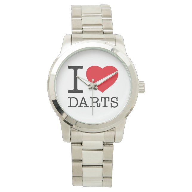 IK HOOR VAN DARTS HORLOGE (Voorkant)