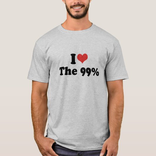 IK HOOR VAN DE 99 PROCENT - .png T-shirt (Voorkant)