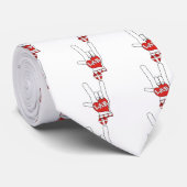 IK HOOR VAN DE LAB ASL SIGN STROPDAS (Opgerold)