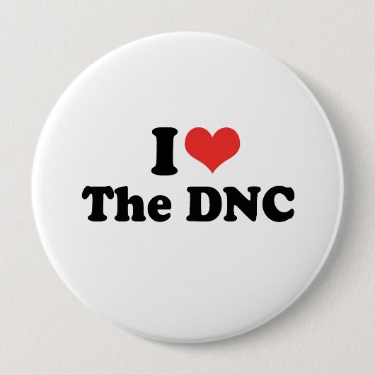IK HOOR VAN DNC - .png Ronde Button 4,0 Cm (Voorkant)