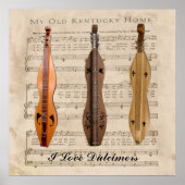 IK HOOR VAN DULCIMERS* POSTER (Voorkant)