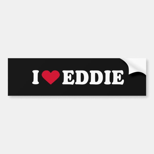 IK HOOR VAN EDDIE BUMPERSTICKER (Voorkant)