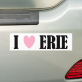 IK HOOR VAN ERIE-BUMPERSTICKER BUMPERSTICKER (Op auto)