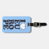 IK HOOR VAN EUROPA AANgepast bagagelabel (Voorkant horizontaal)