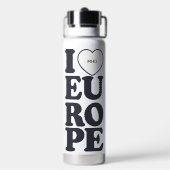 IK HOOR VAN EUROPA-aangepast monogram Waterfles (Achterkant)
