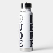 IK HOOR VAN EUROPA-aangepast monogram Waterfles (Rechts)