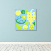 IK HOOR VAN FRUIT Canvas Print (Insitu (Houten vloer))
