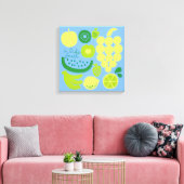 IK HOOR VAN FRUIT Canvas Print (Insitu (Woonkamer))